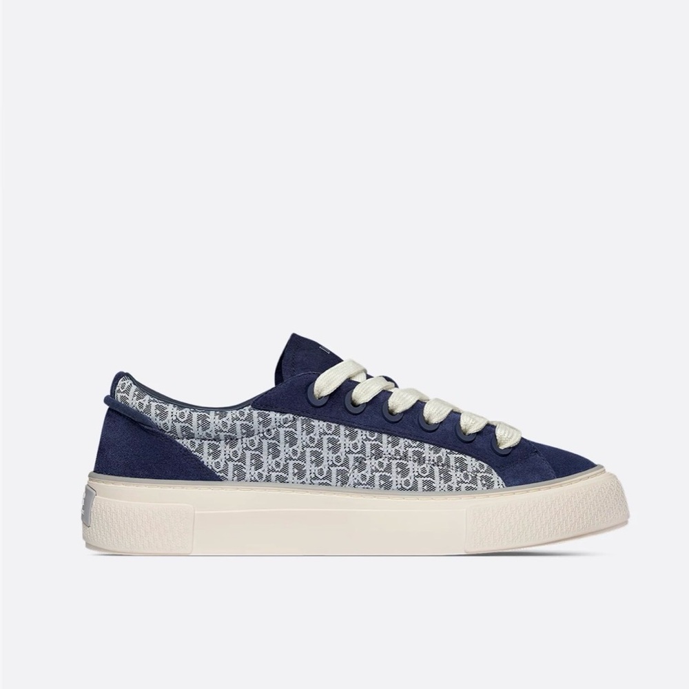 Stylish Kids Sneakers in Navy and Cream